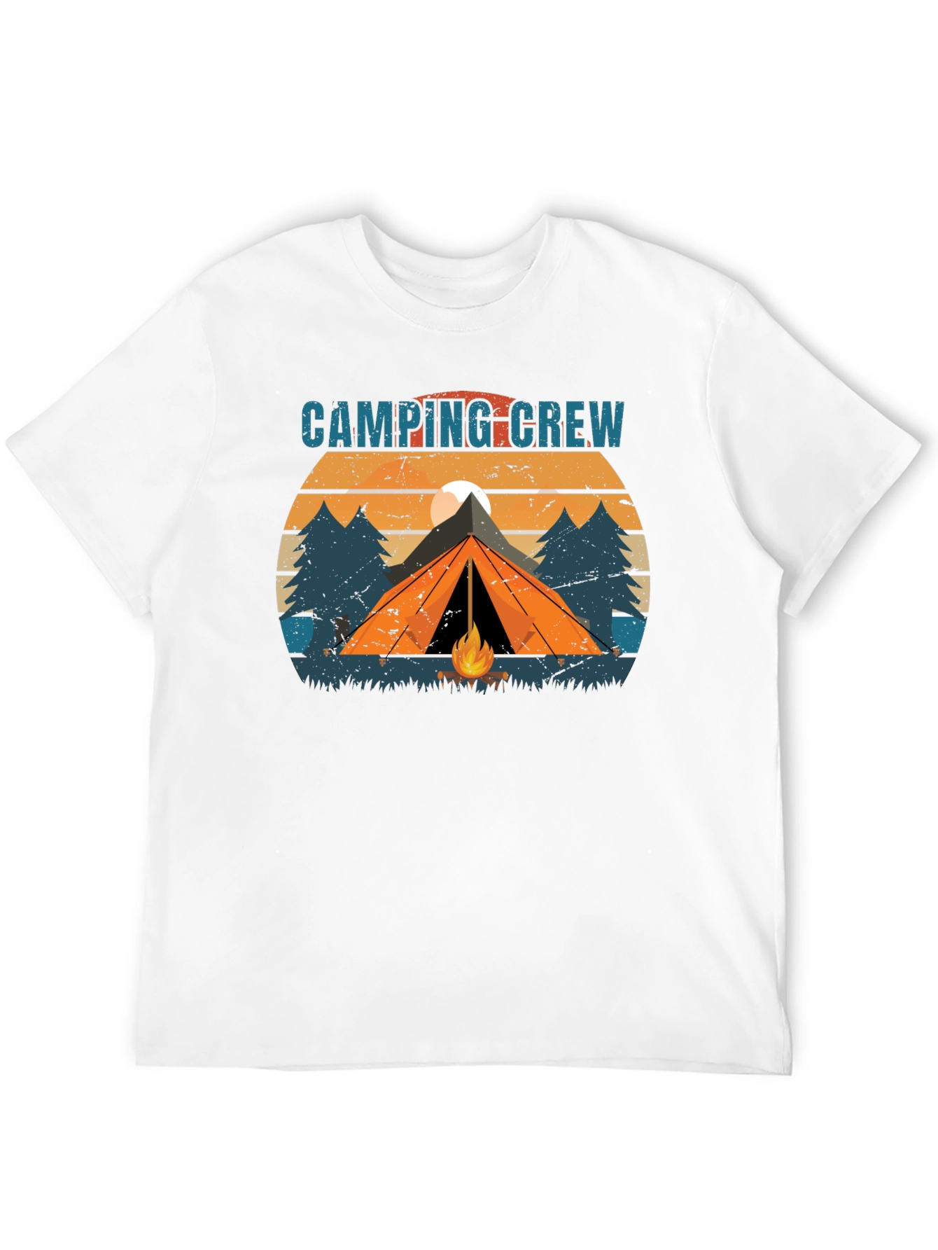 Camiseta Camping Crew - Aventura al Aire Libre