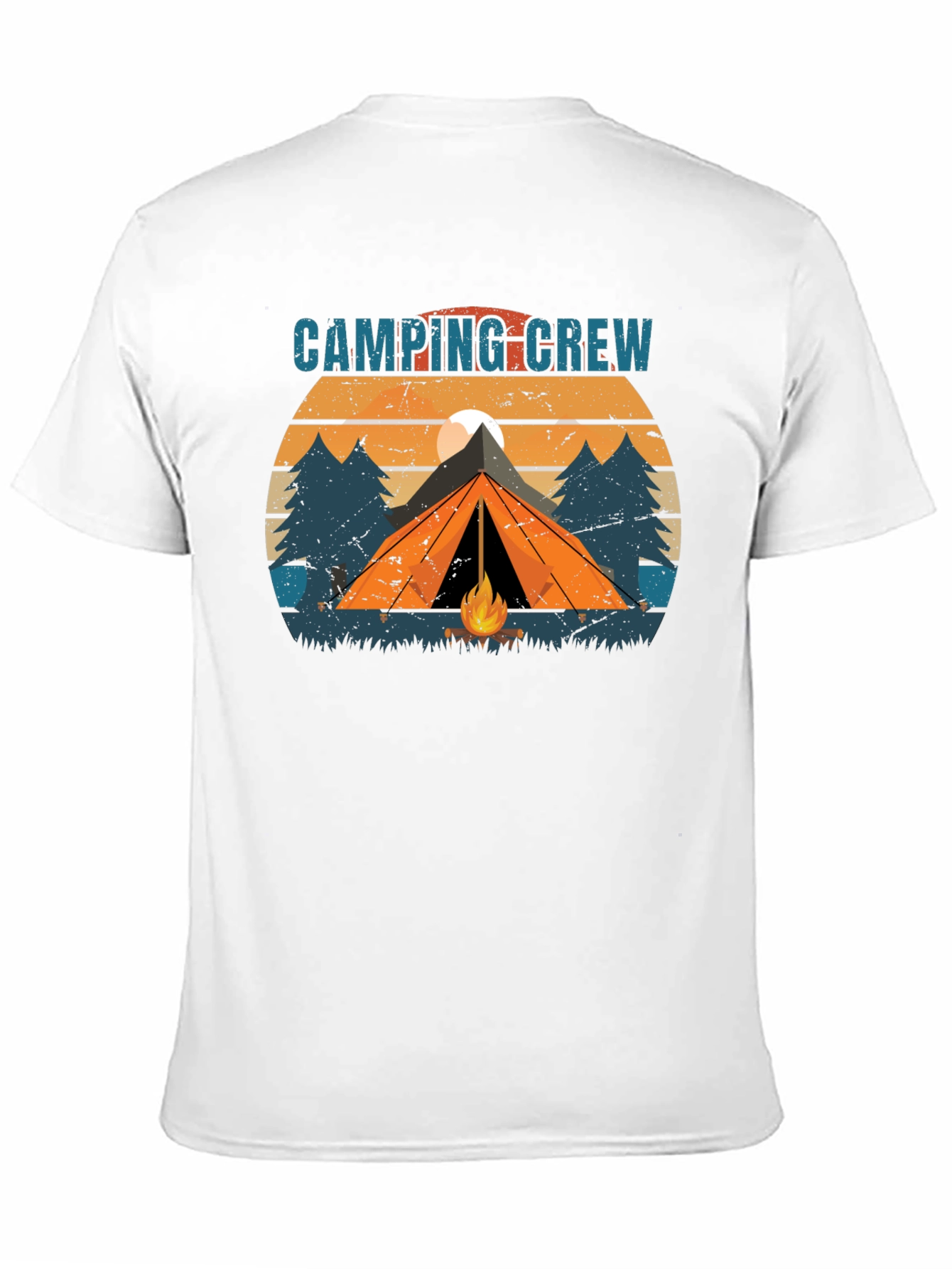 Camiseta Camping Crew - Aventura al Aire Libre