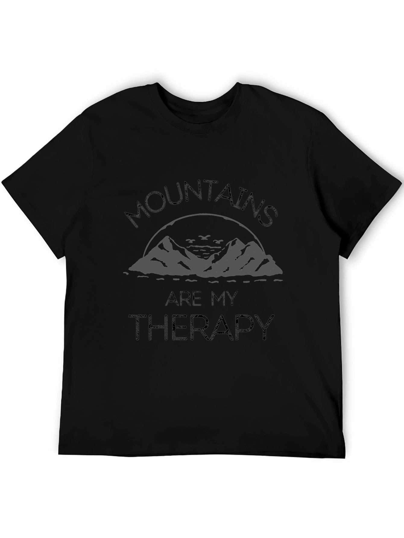 Camiseta Hombre Montañas Terapia