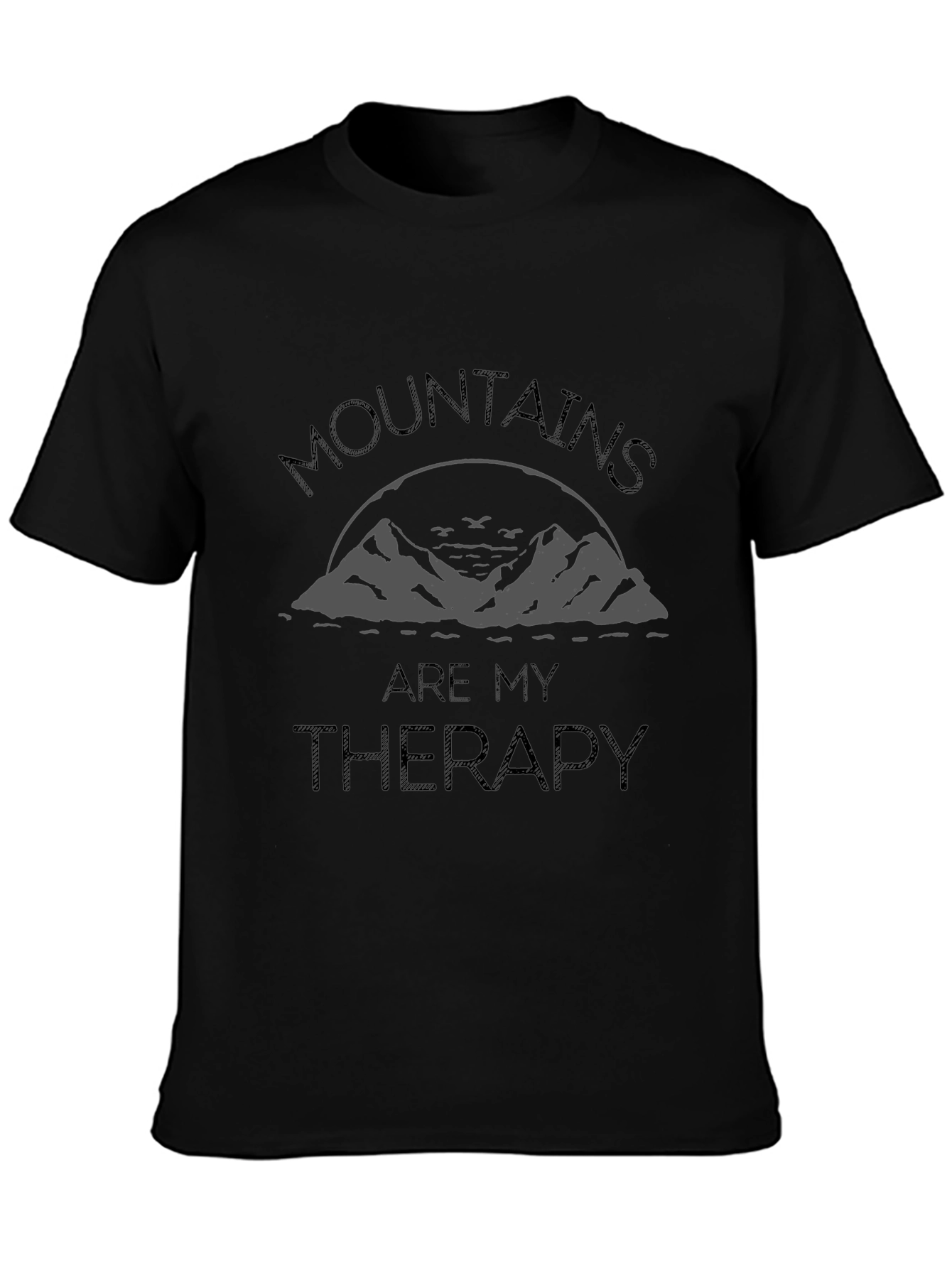 Camiseta Hombre Montañas Terapia