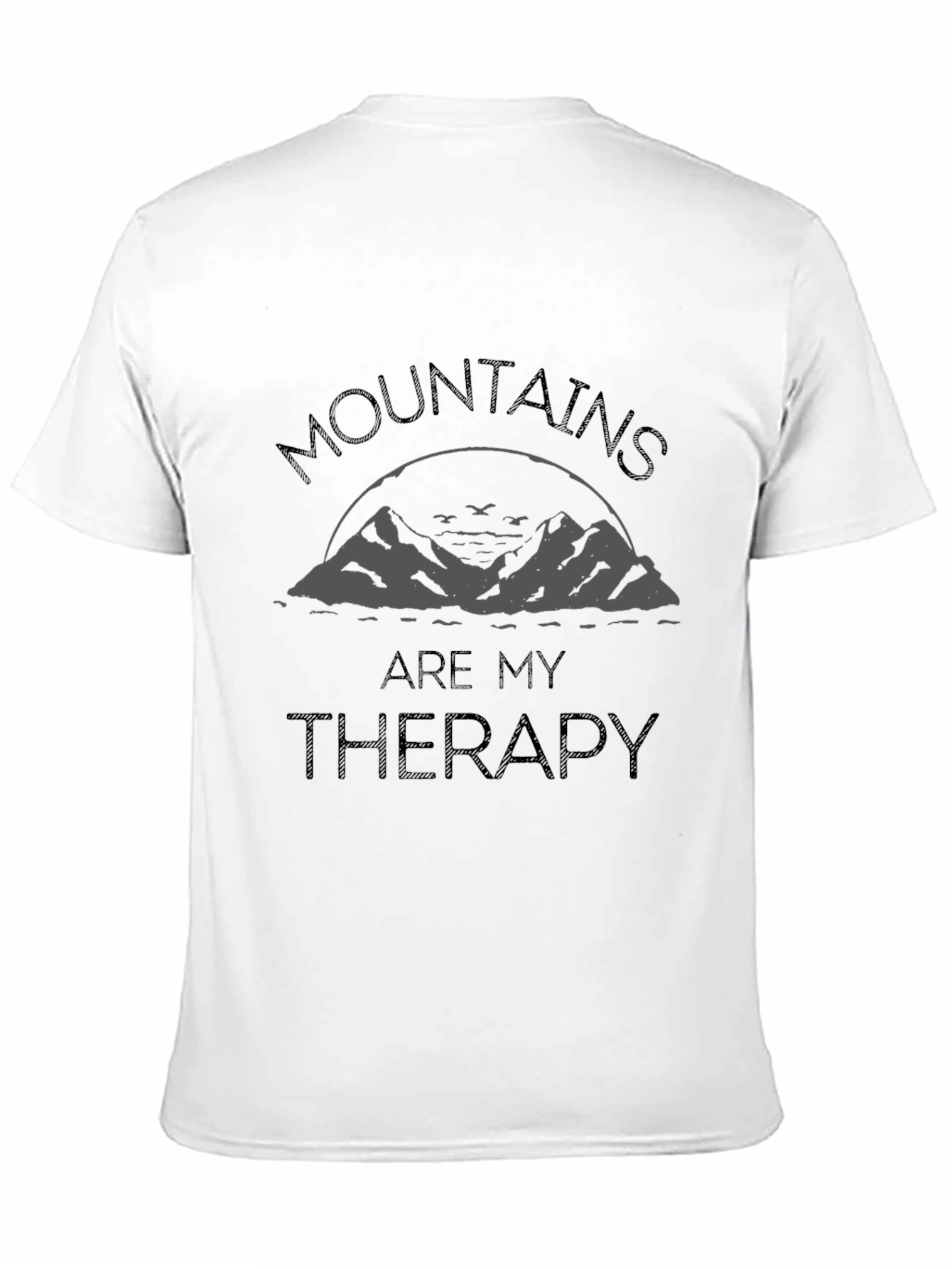 Camiseta Hombre Montañas Terapia