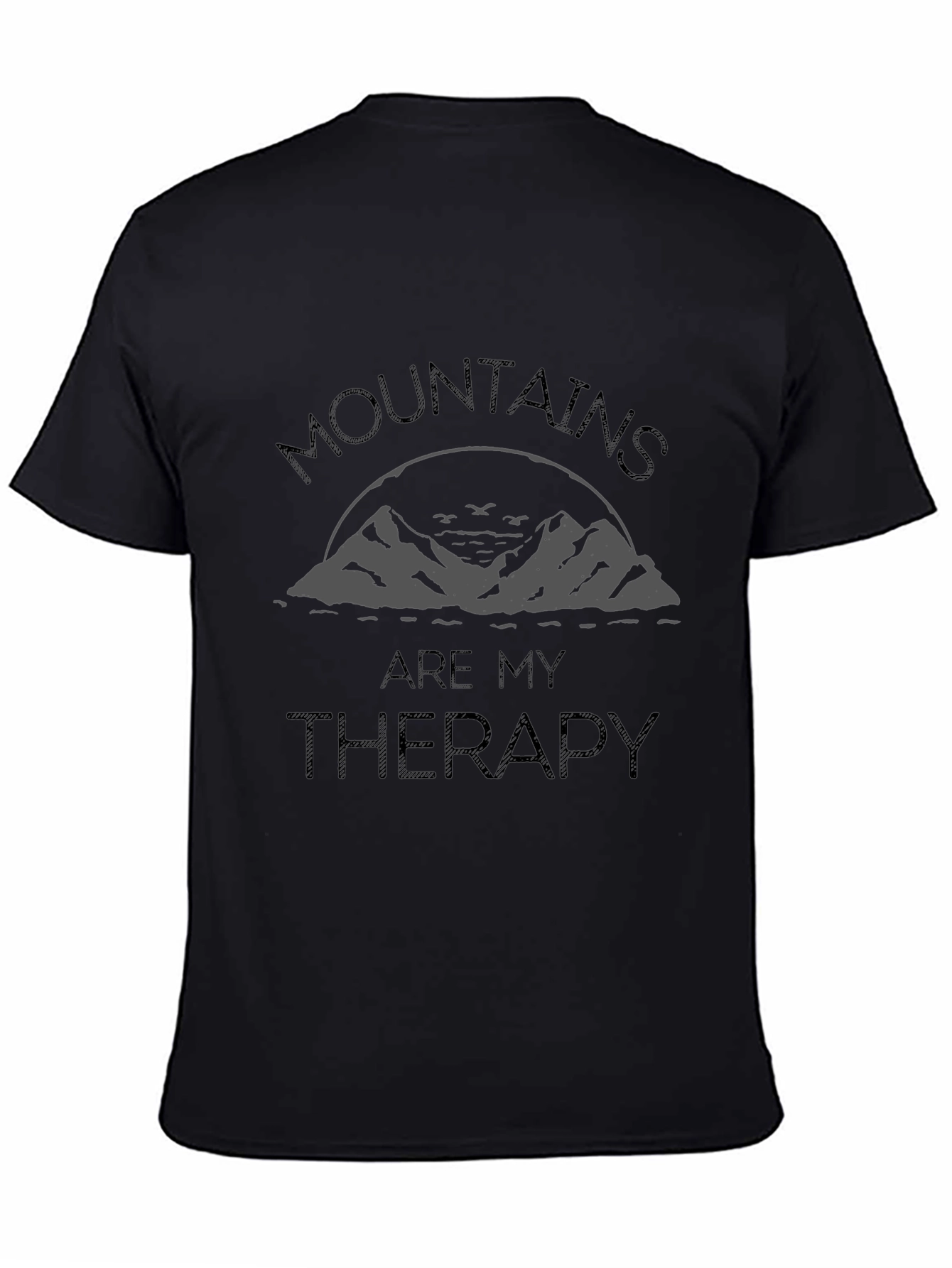 Camiseta Hombre Montañas Terapia