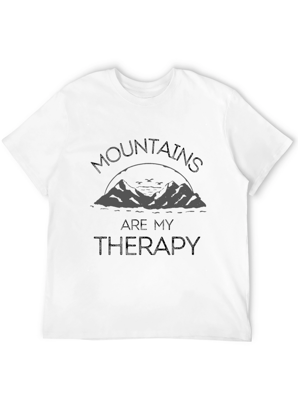 Camiseta Hombre Montañas Terapia