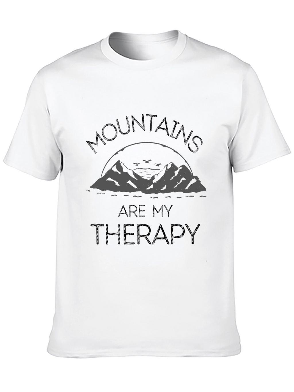 Camiseta Hombre Montañas Terapia
