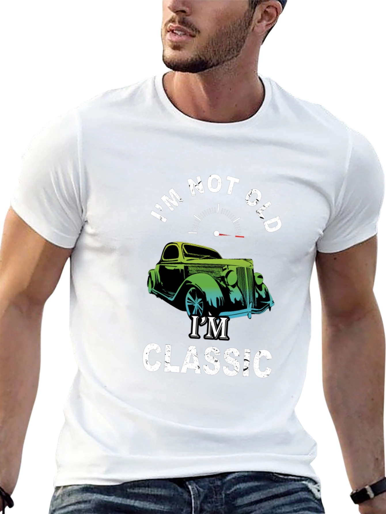 Camiseta Clásica para Hombre: No Soy Viejo Soy Clásico