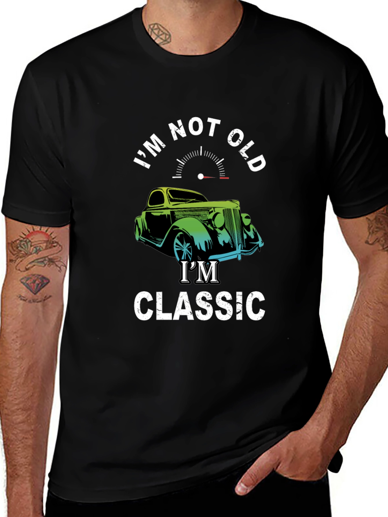 Camiseta Clásica para Hombre: No Soy Viejo Soy Clásico