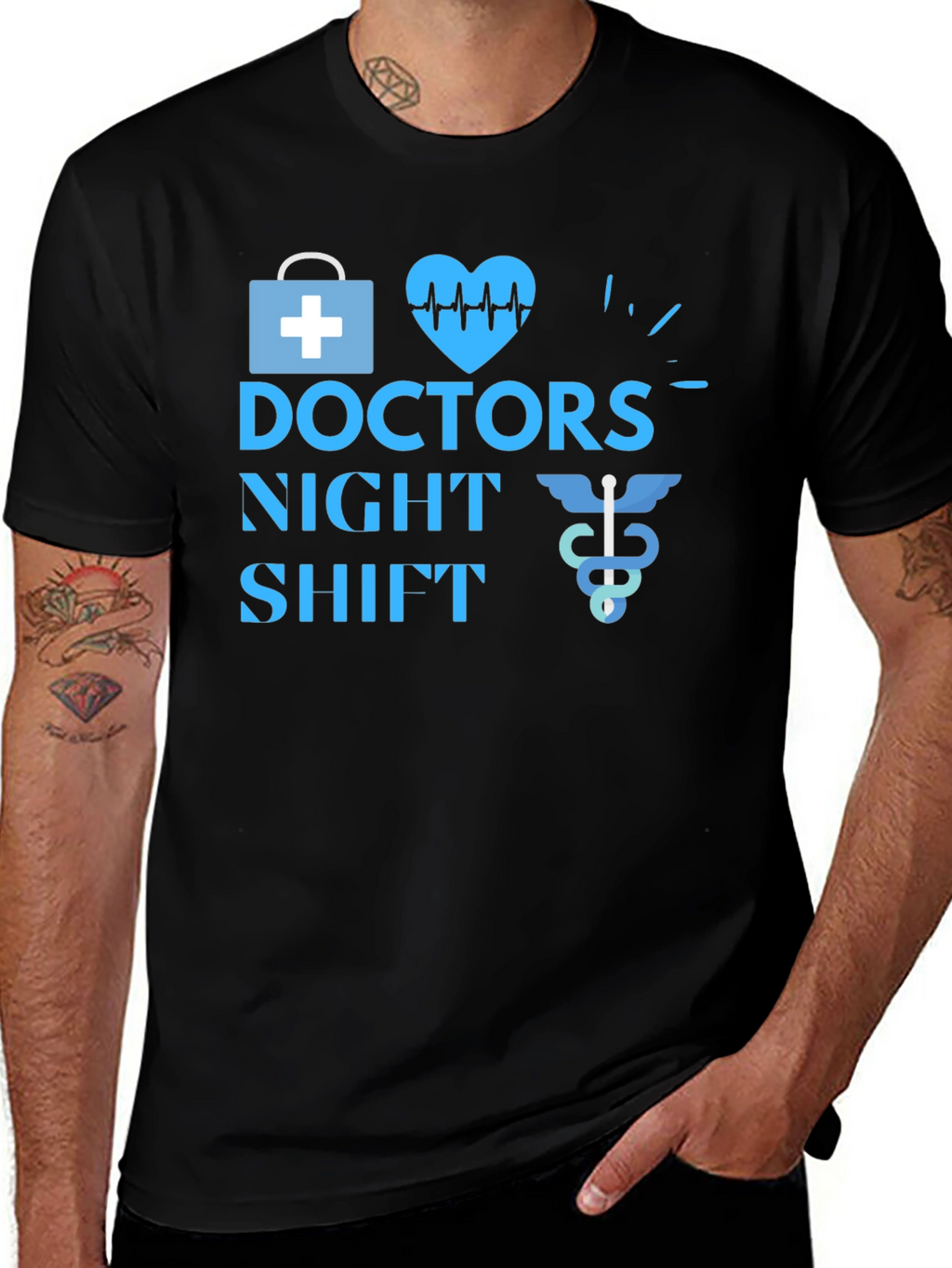 Camiseta Médicos Turno de Noche