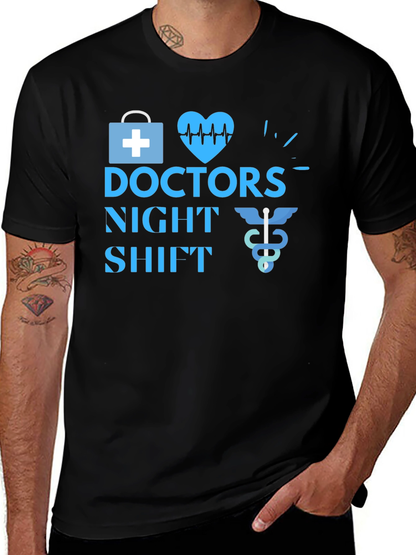 Camiseta Médicos Turno de Noche