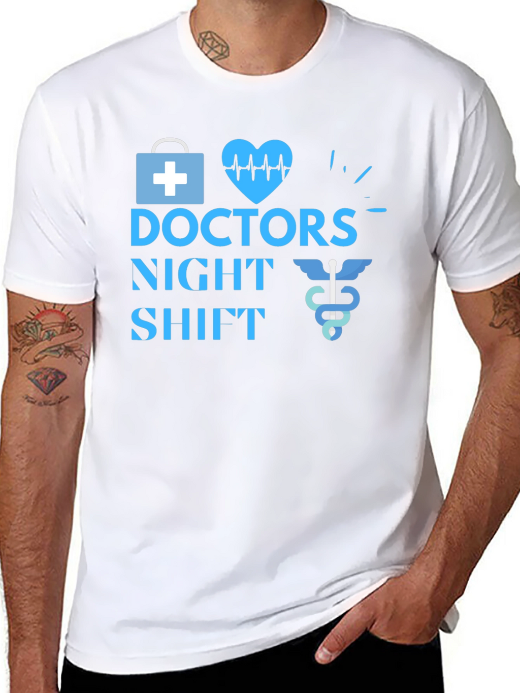 Camiseta Médicos Turno de Noche