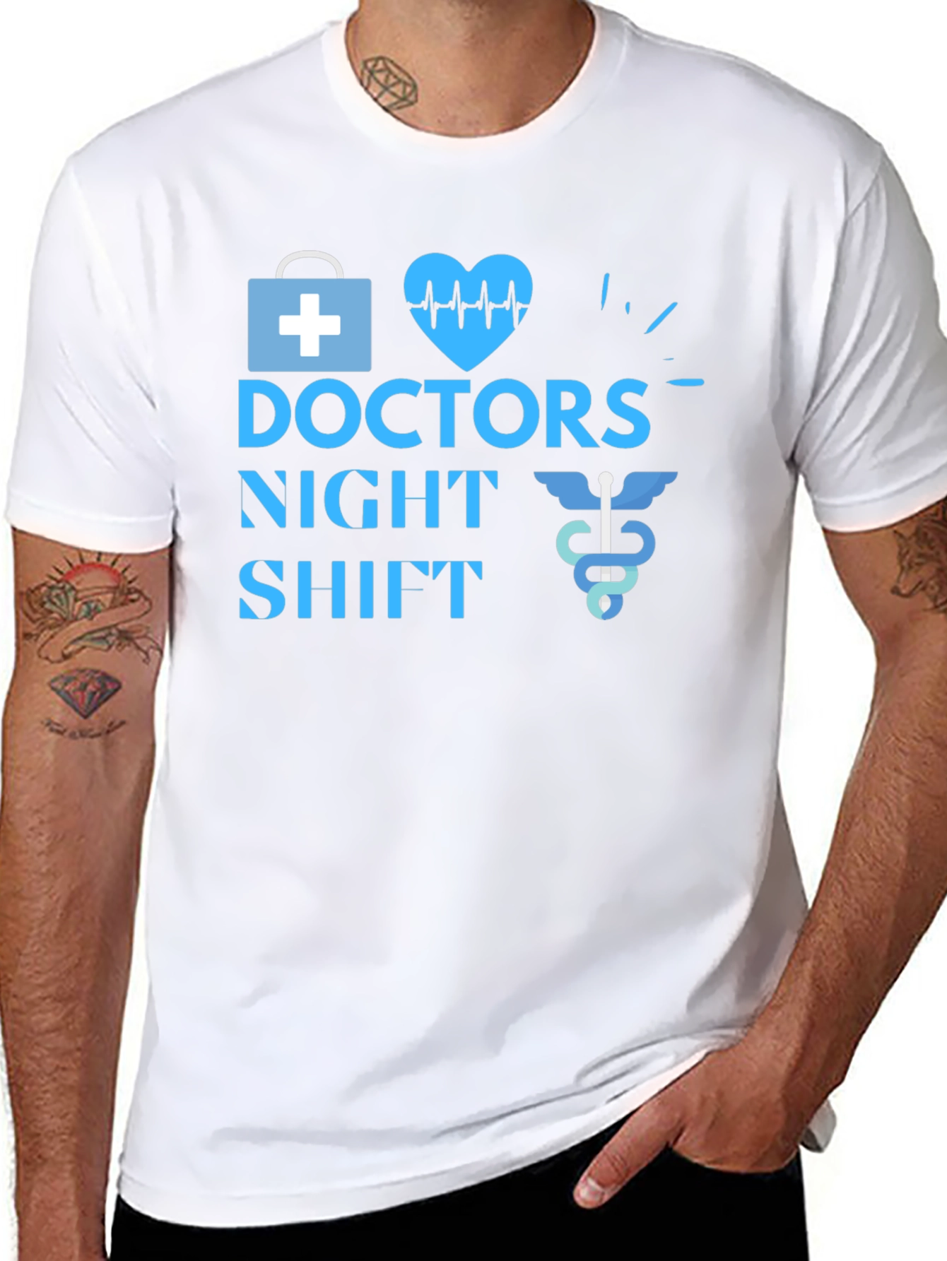 Camiseta Médicos Turno de Noche