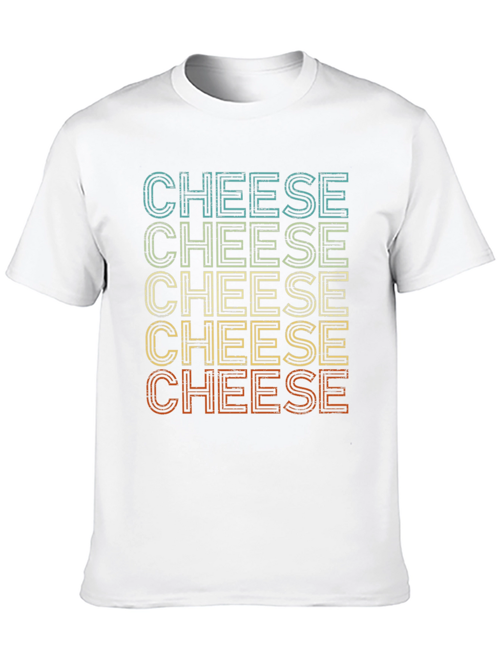 Camiseta Cheese Estilo Retro