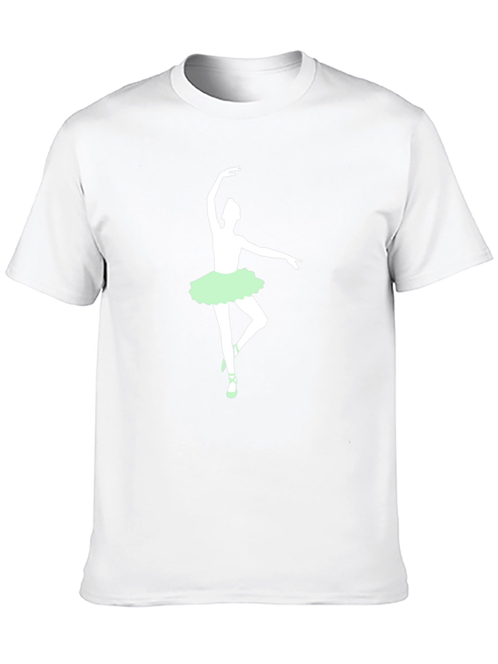 Camiseta Negra con Bailarina de Ballet