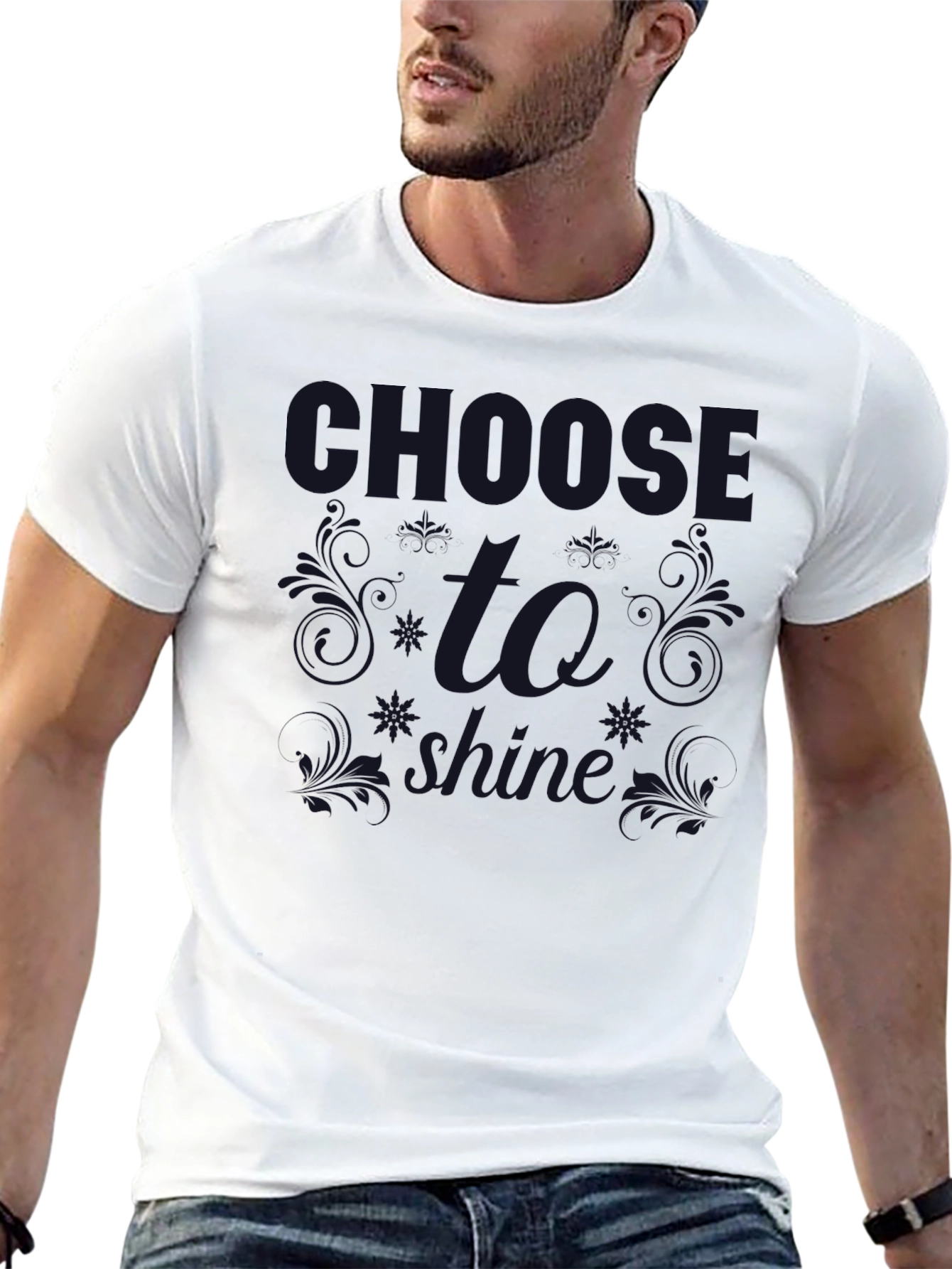 Camiseta Negra Choose To Shine