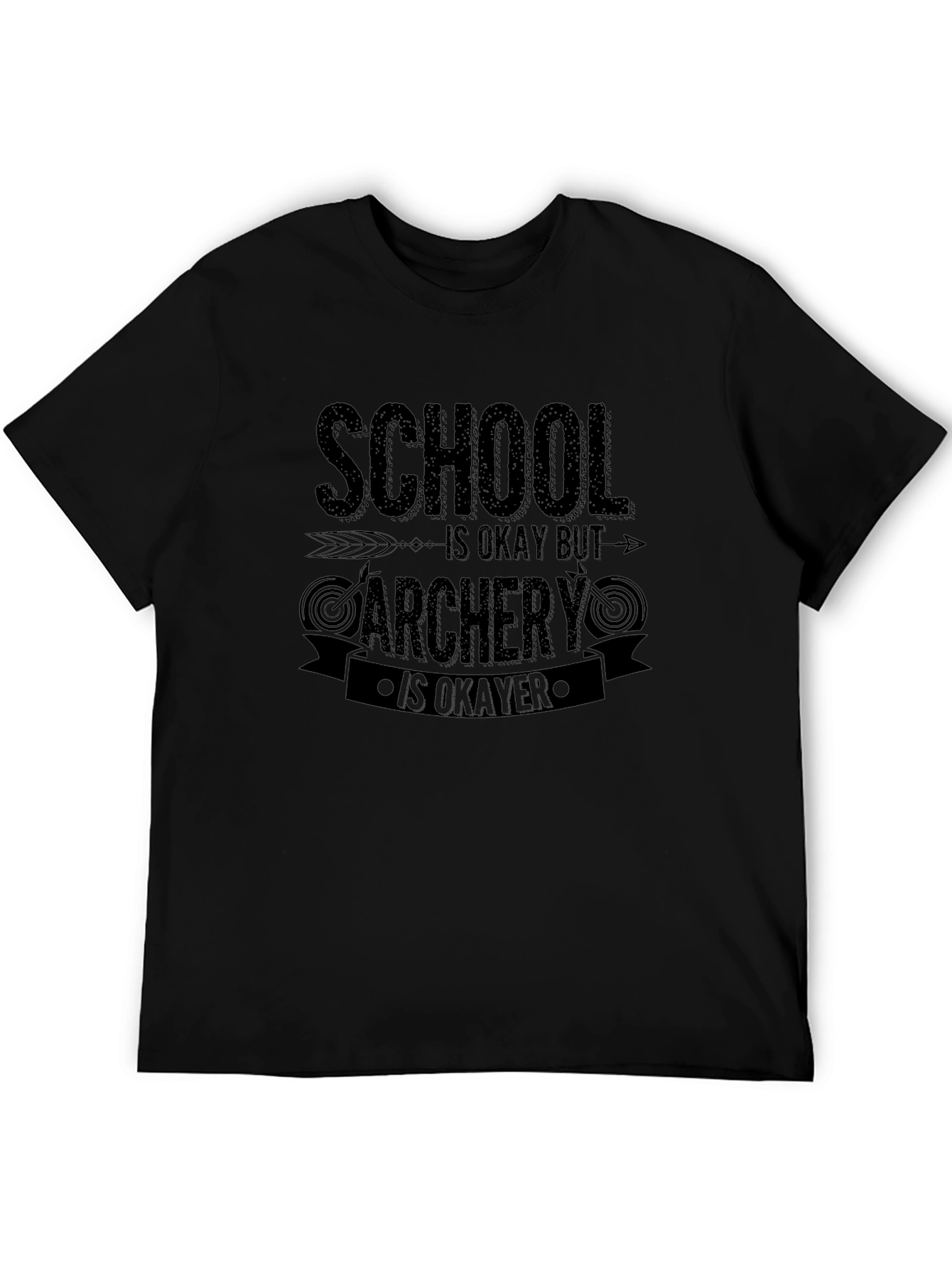 Camiseta Negra Archery is Okayer