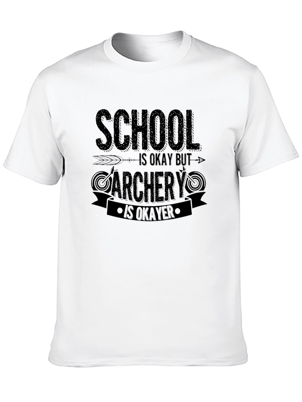 Camiseta Negra Archery is Okayer