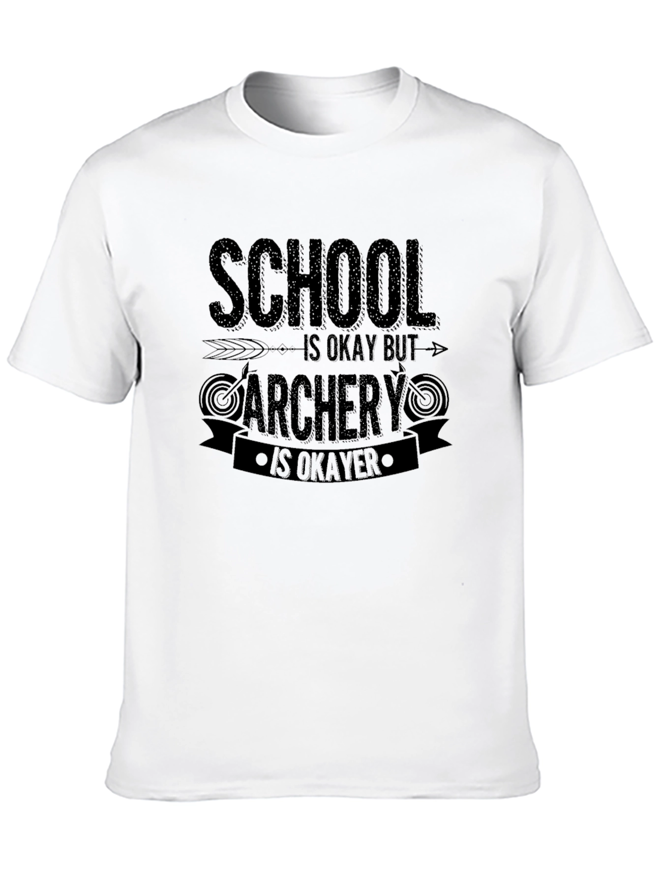 Camiseta Negra Archery is Okayer