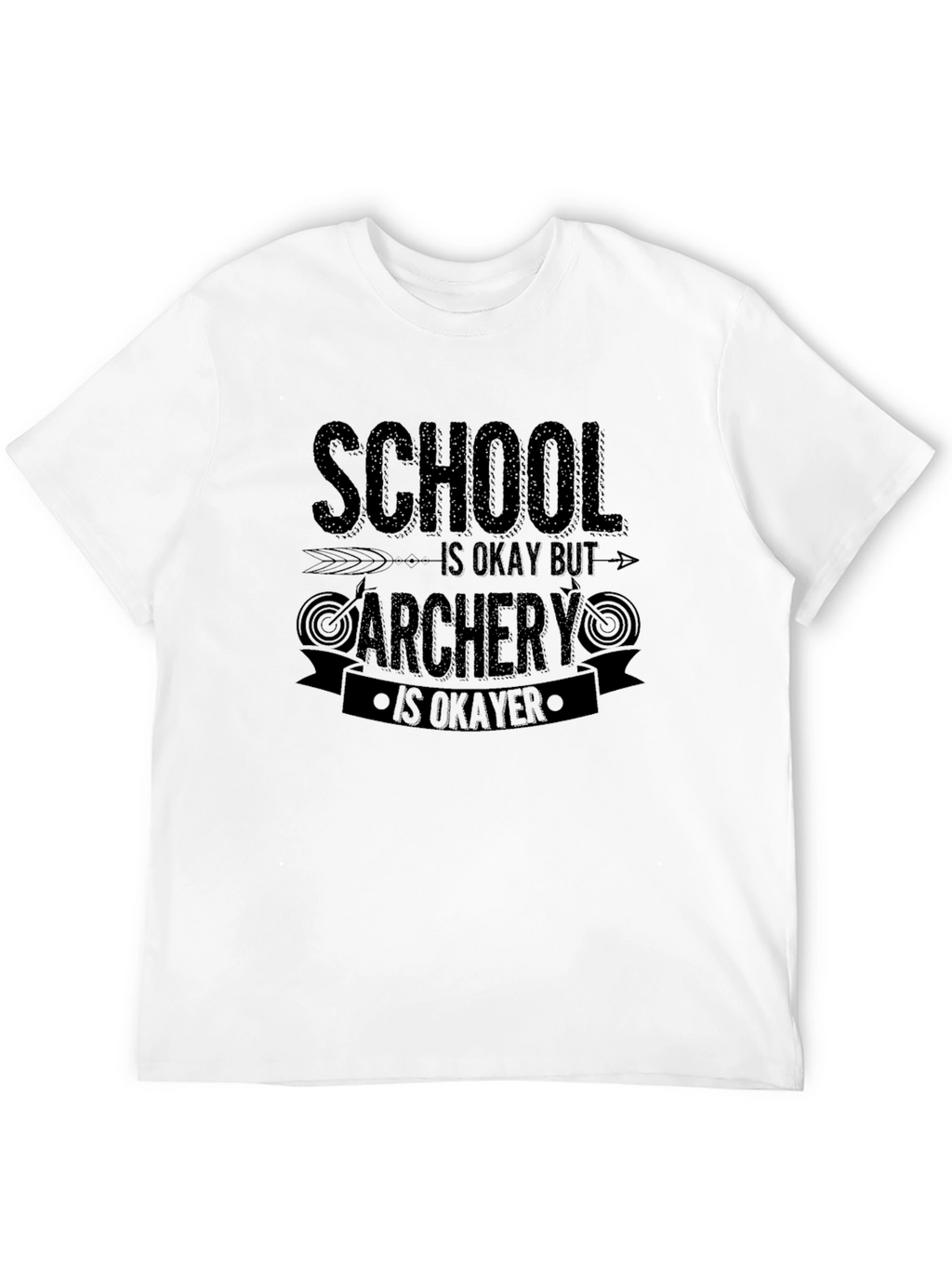 Camiseta Negra Archery is Okayer