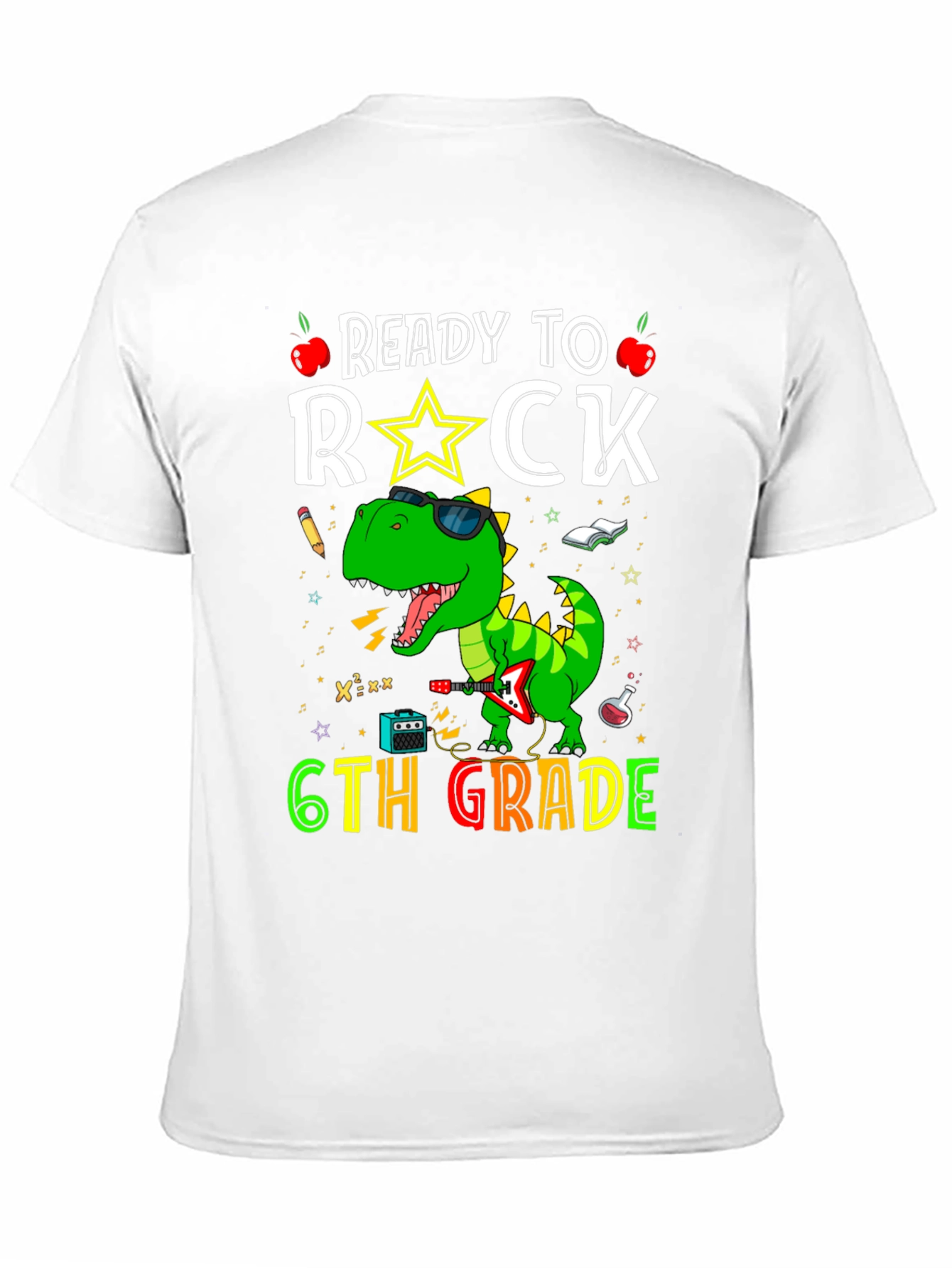 Camiseta lista para rockear en sexto grado