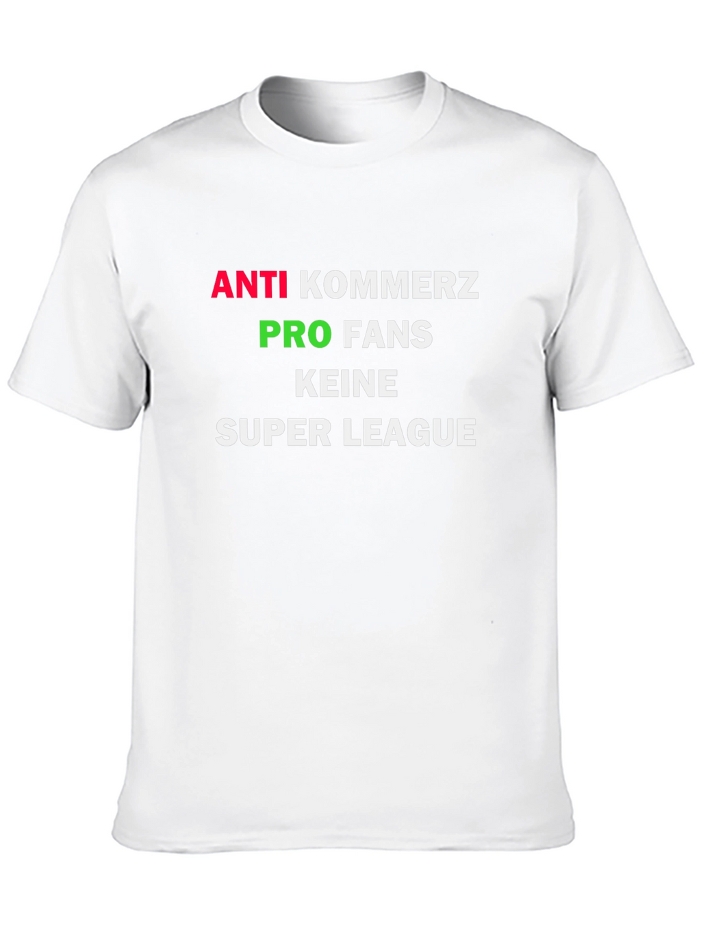 Camiseta Negra Anti-Comercio Pro Fans Super League