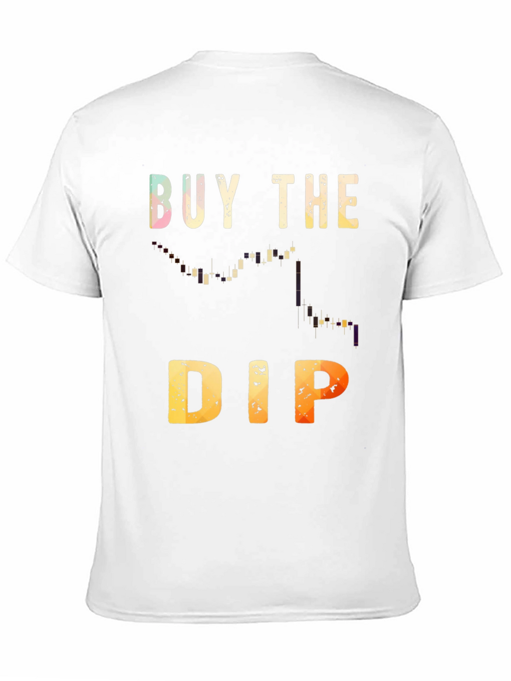 Camiseta Negra Buy the Dip Trading Inversión