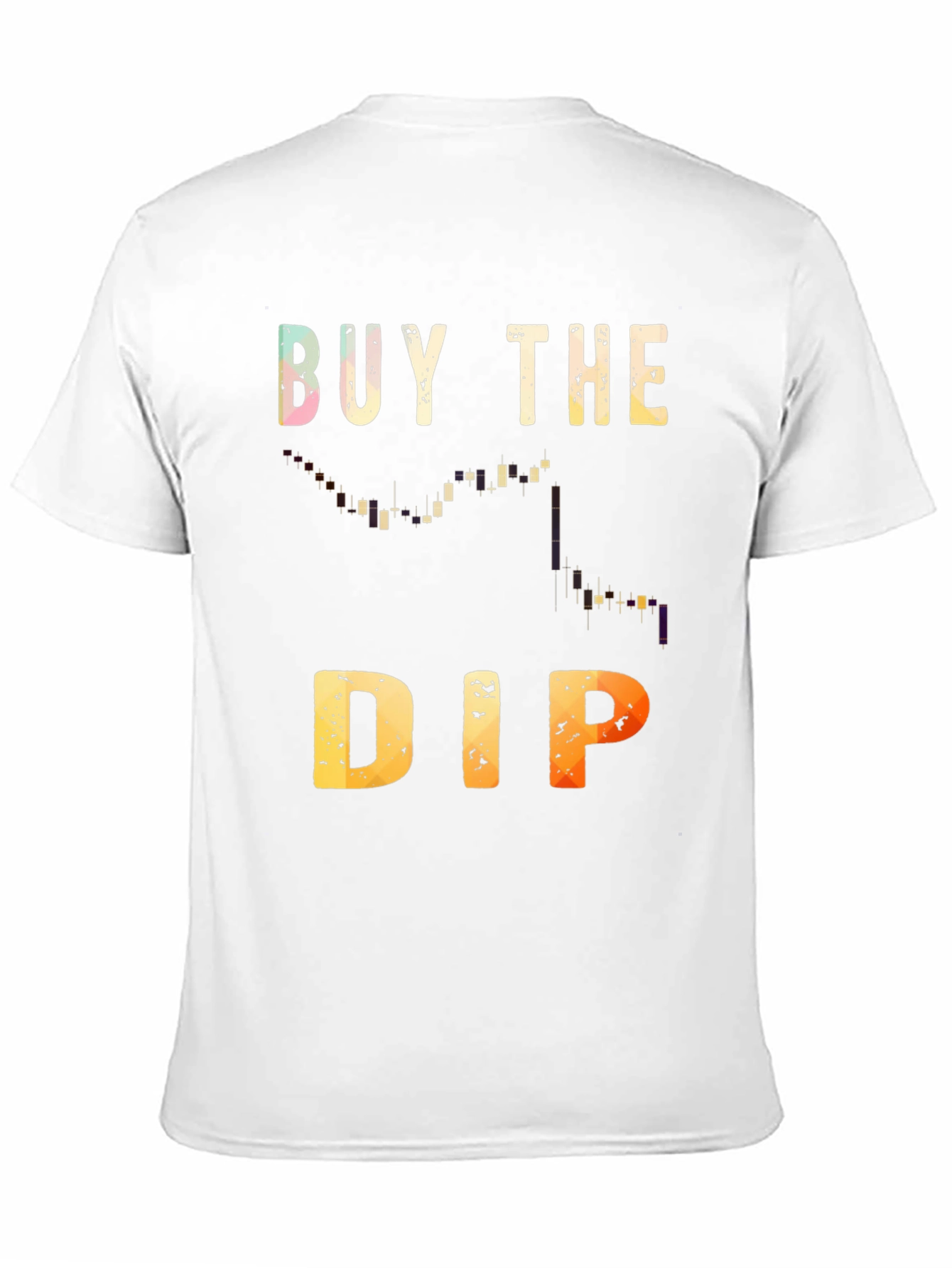 Camiseta Negra Buy the Dip Trading Inversión