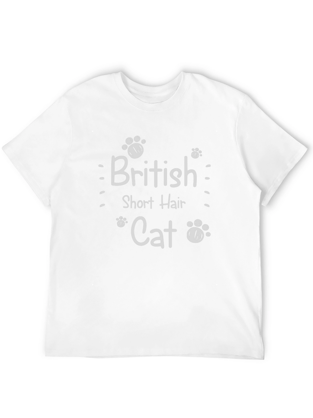Camiseta Negra British Short Hair Cat