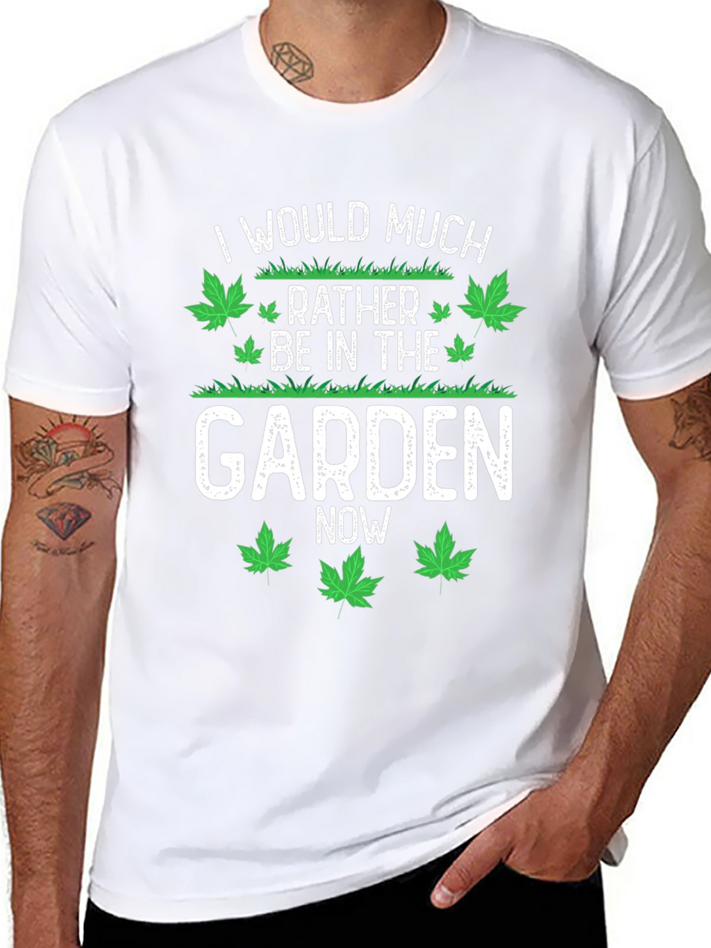 Camiseta Hombre Jardín Ahora
