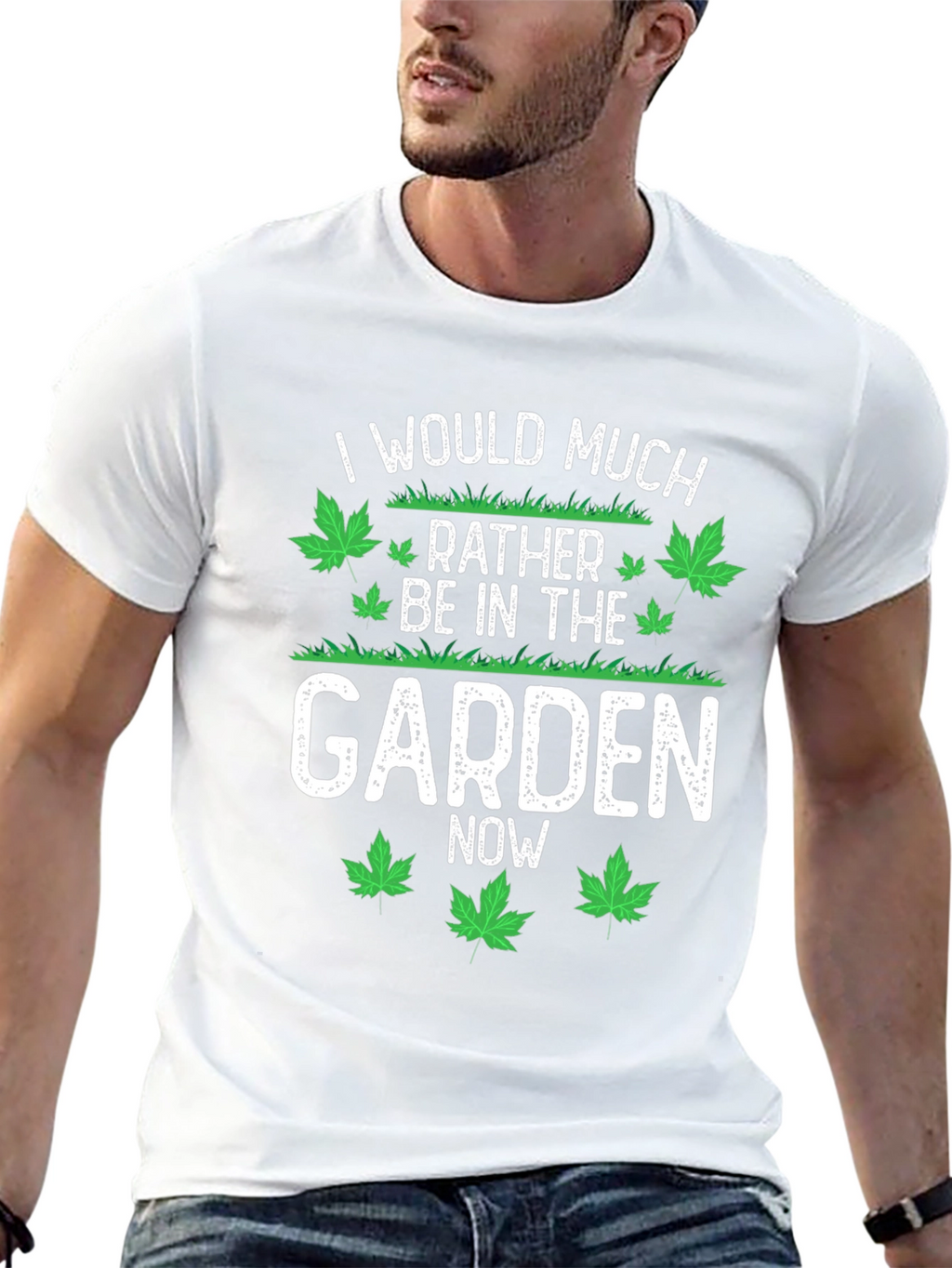 Camiseta Hombre Jardín Ahora