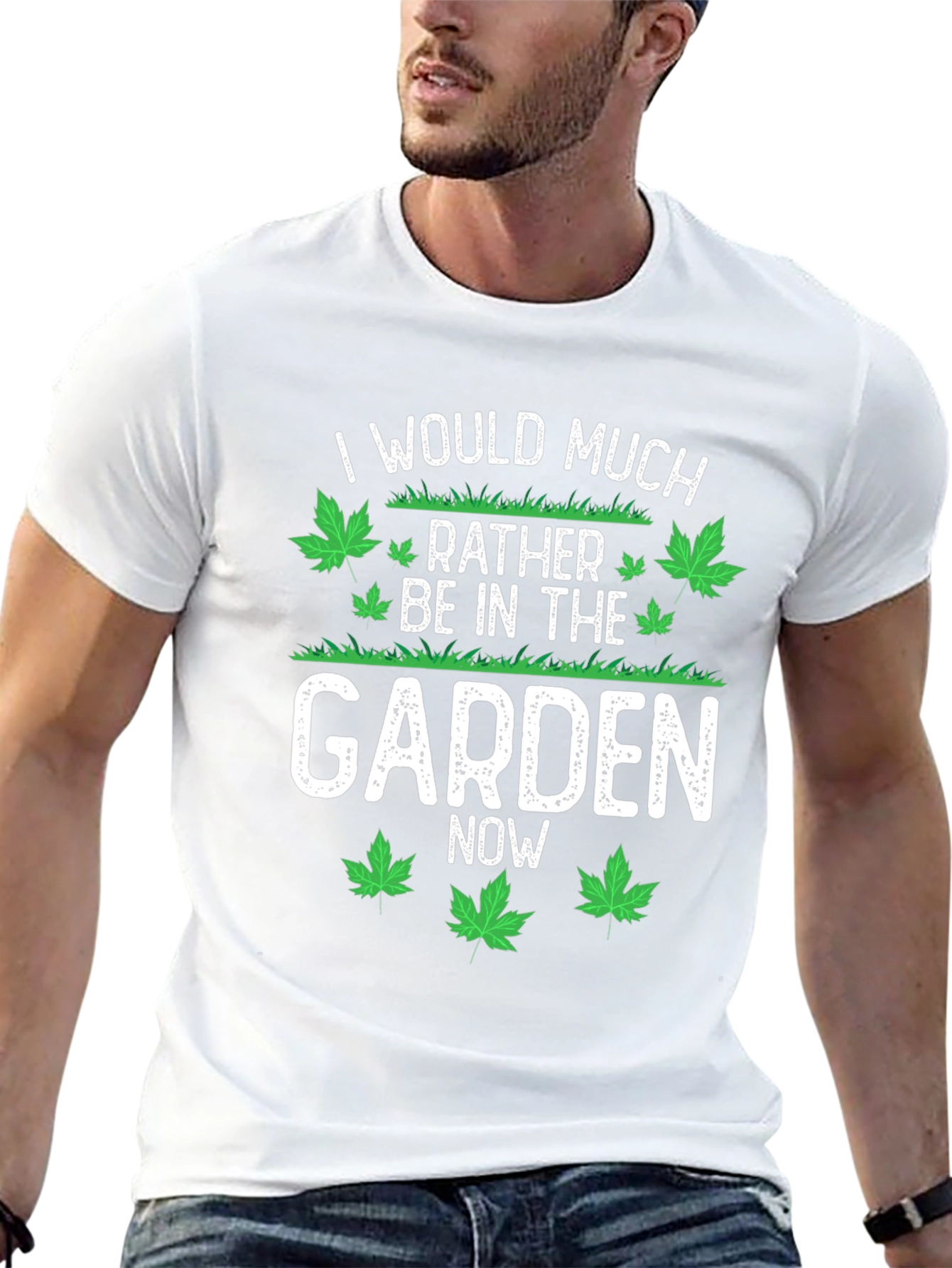 Camiseta Hombre Jardín Ahora