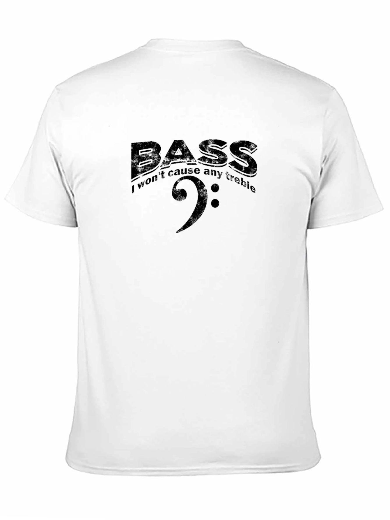 Camiseta Negra Bass I wont cause any treble