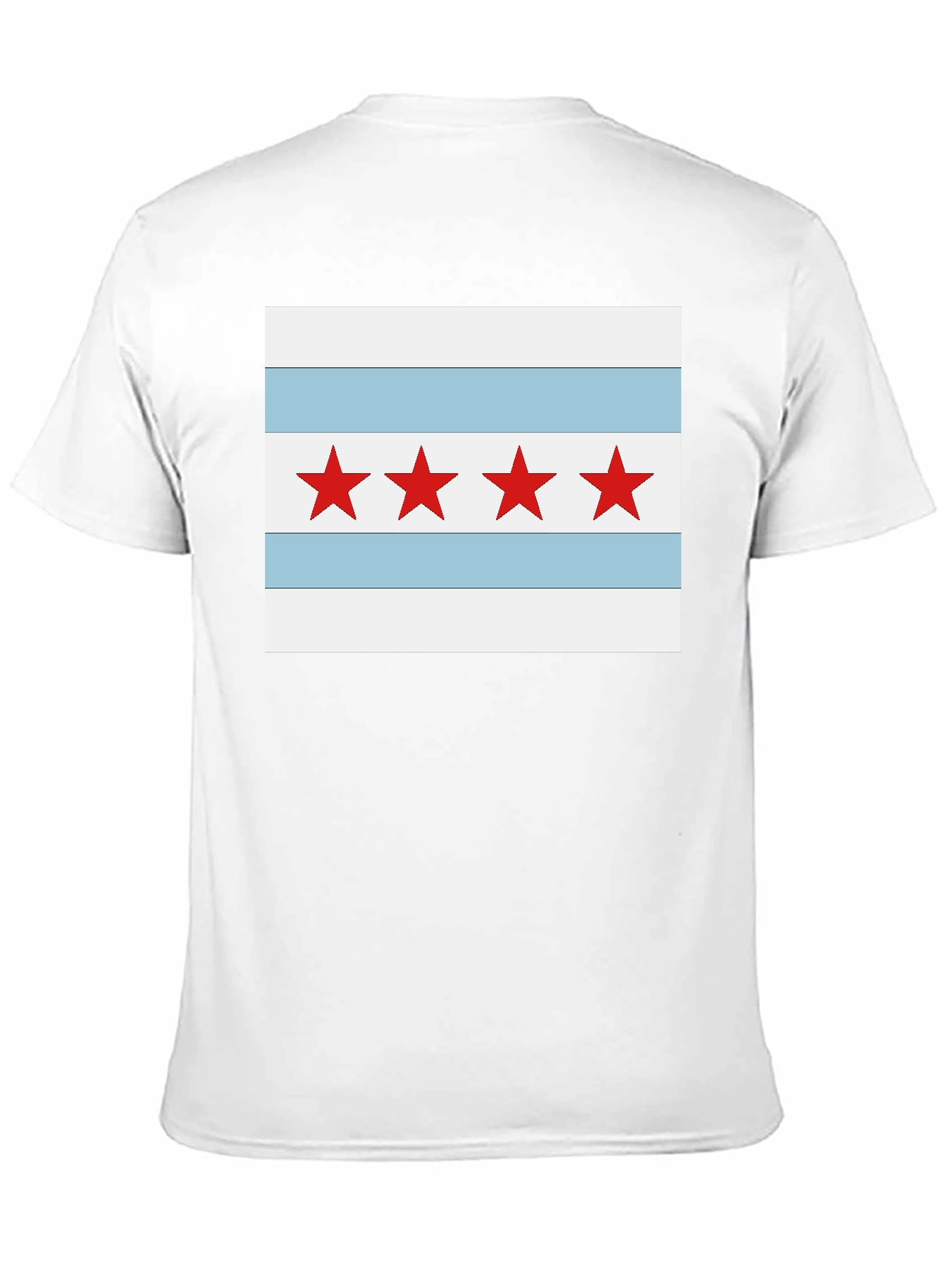 Camiseta Negra con Diseño Chicago