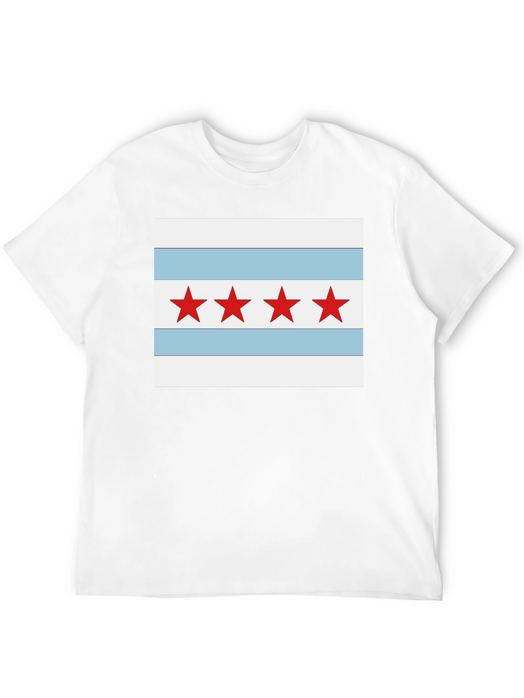 Camiseta Negra con Diseño Chicago