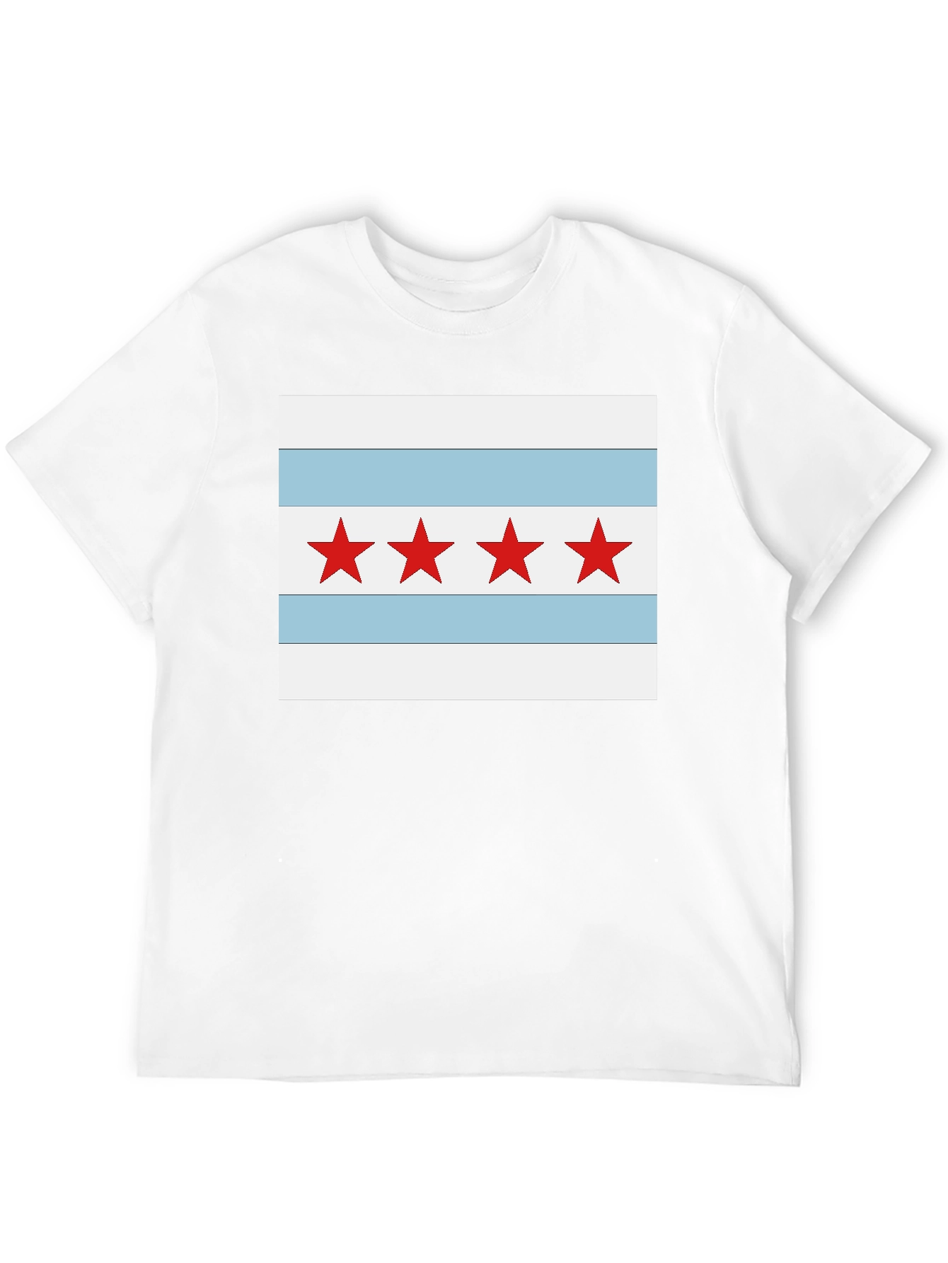 Camiseta Negra con Diseño Chicago