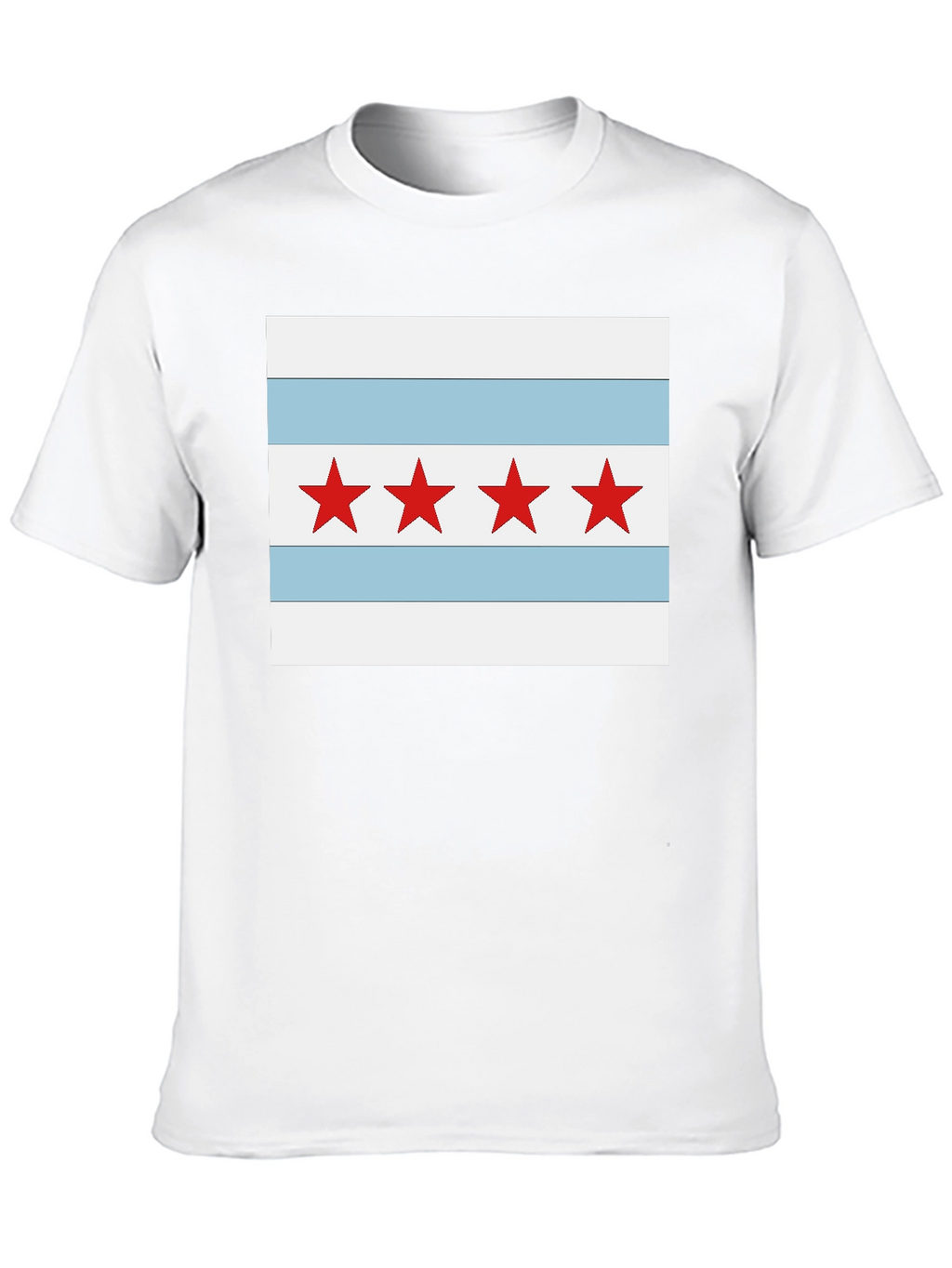 Camiseta Negra con Diseño Chicago