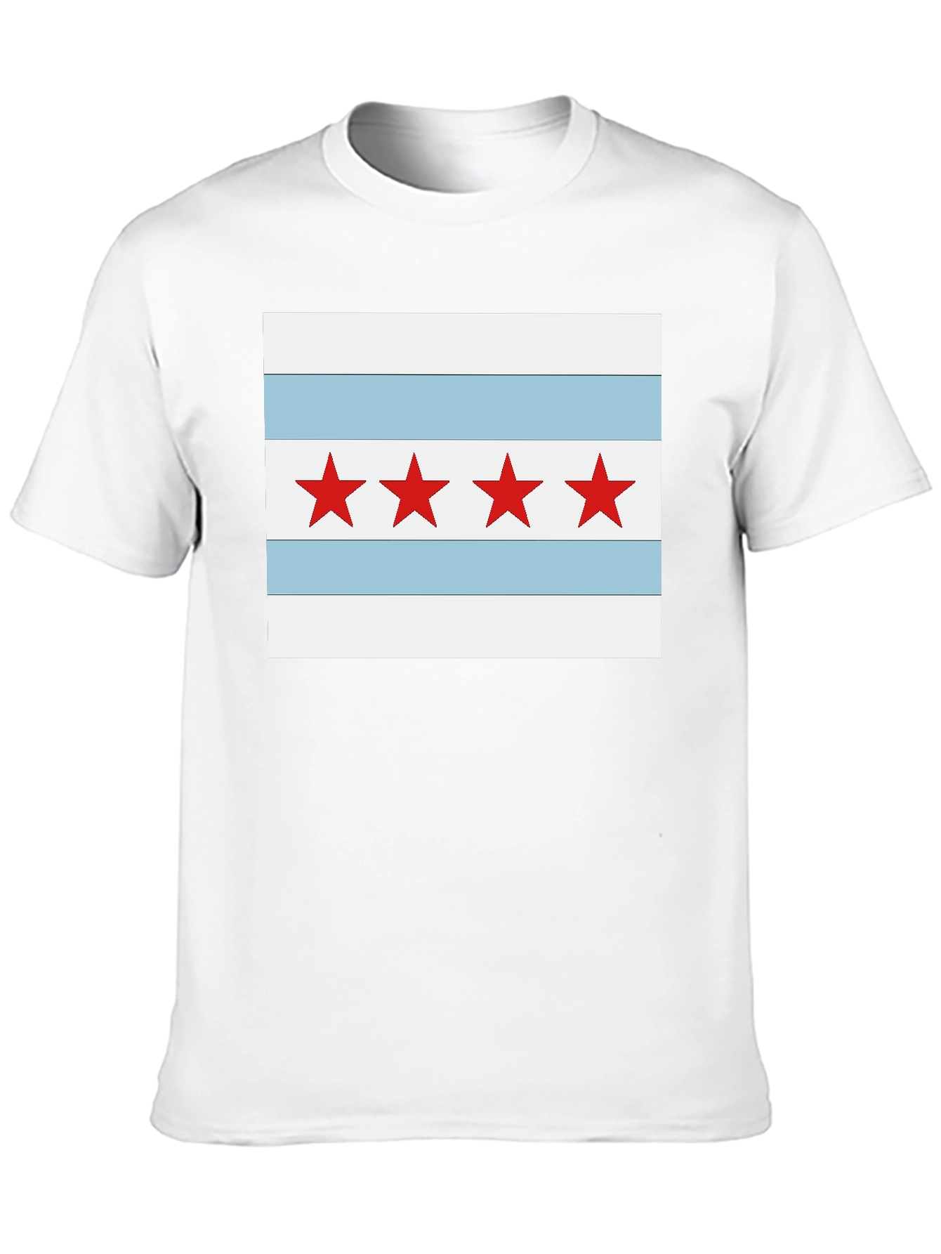 Camiseta Negra con Diseño Chicago