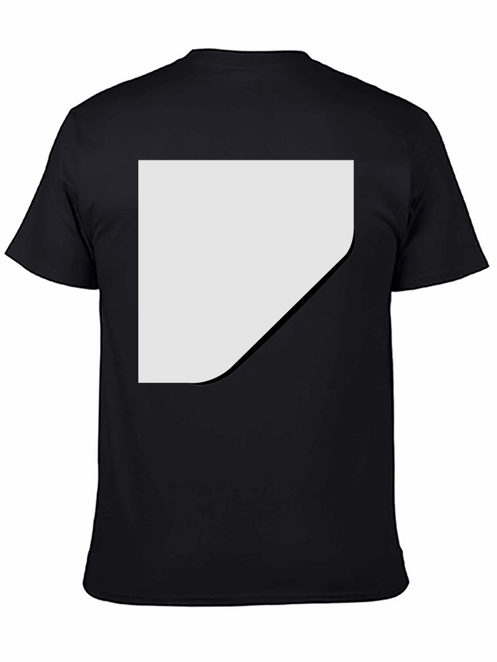 Camiseta Negra Casual con Diseño Personalizable