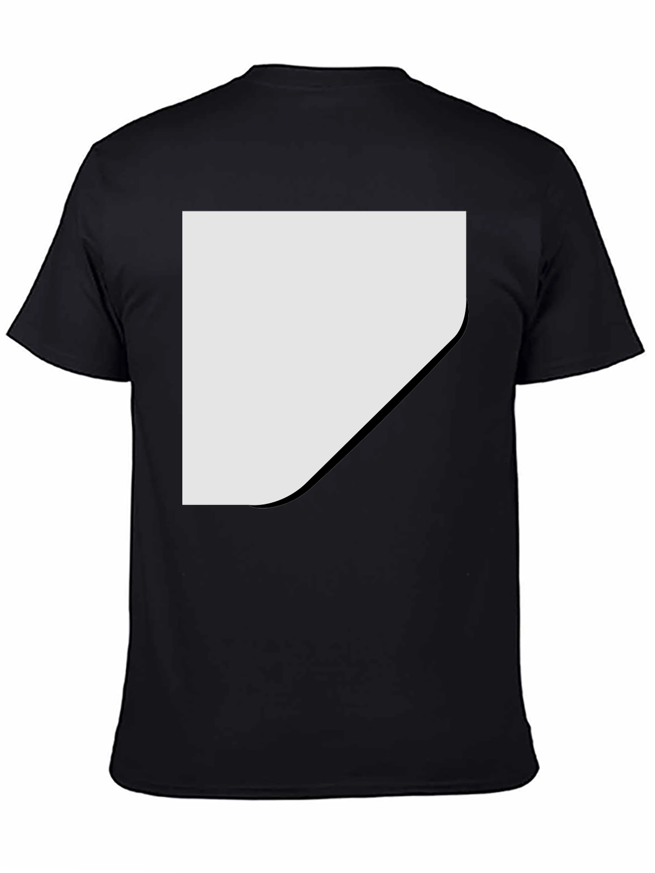 Camiseta Negra Casual con Diseño Personalizable