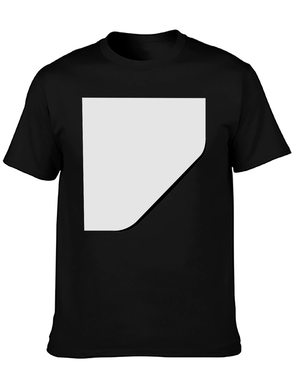 Camiseta Negra Casual con Diseño Personalizable