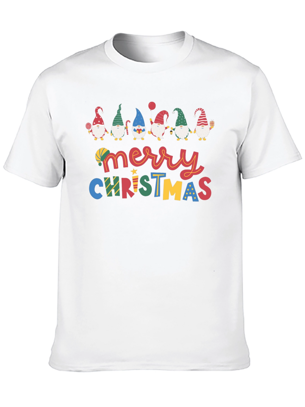 Camiseta Navideña con Gnomos