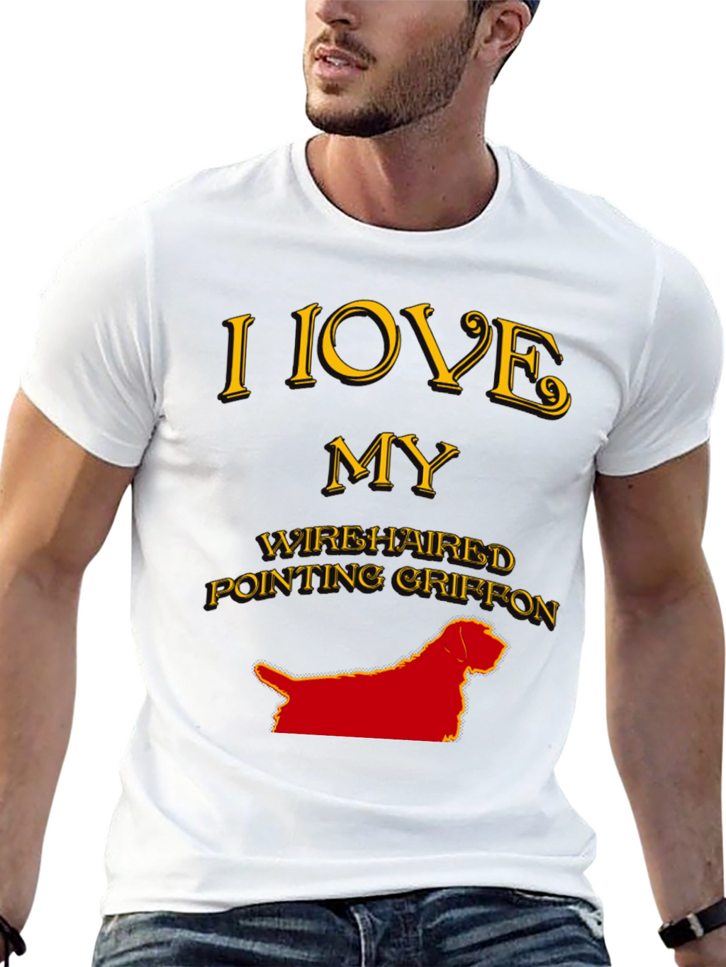 Camiseta Amo a mi Grifón