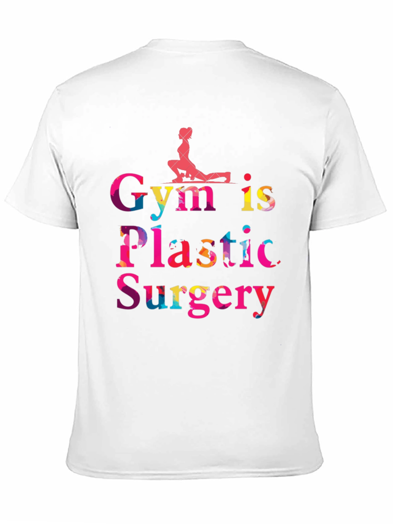 Camiseta Gym is Plastic Surgery Negra