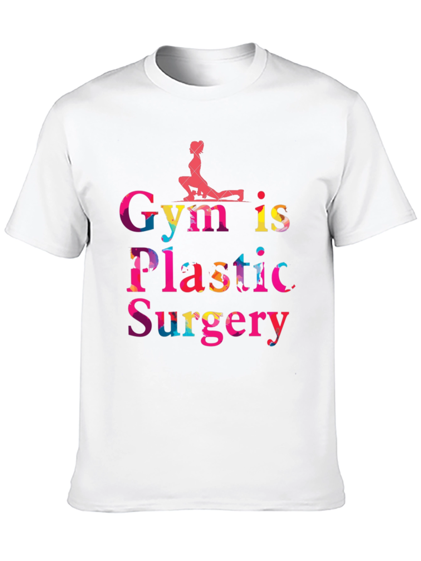 Camiseta Gym is Plastic Surgery Negra