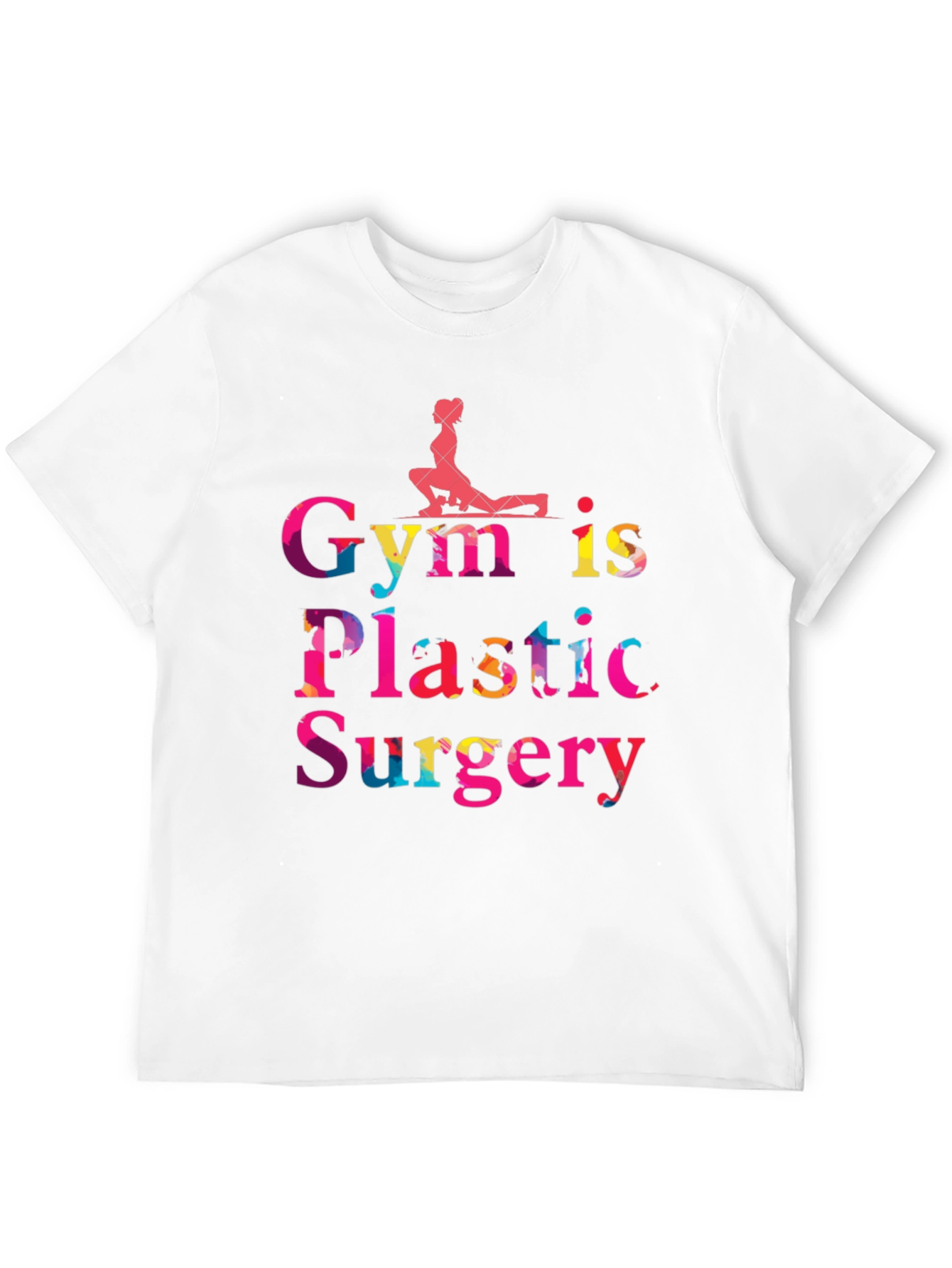 Camiseta Gym is Plastic Surgery Negra