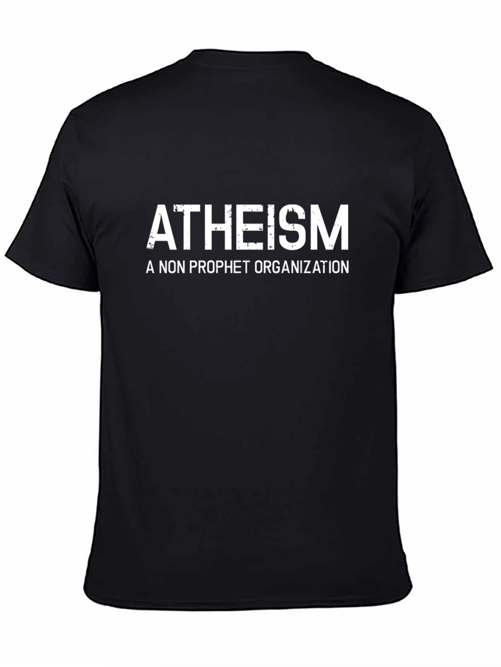 Camiseta Atheism: A Non Prophet Organization