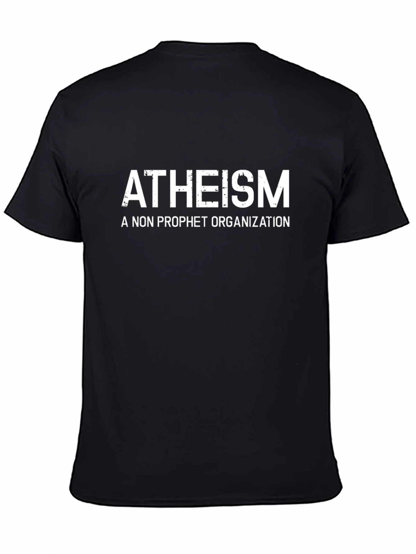 Camiseta Atheism: A Non Prophet Organization
