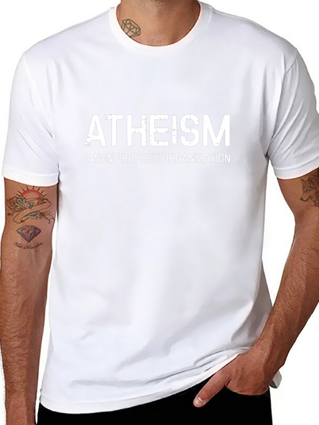 Camiseta Atheism: A Non Prophet Organization