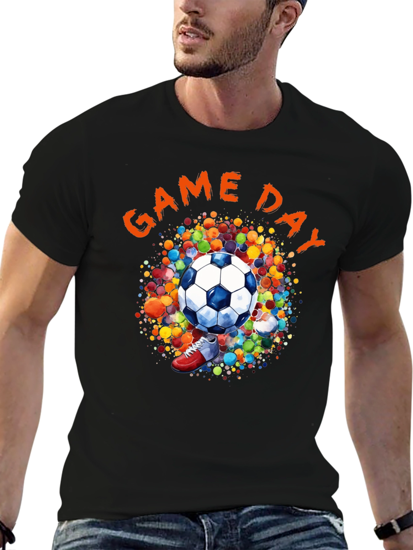 Camiseta Fútbol Día de Juego para Hombre