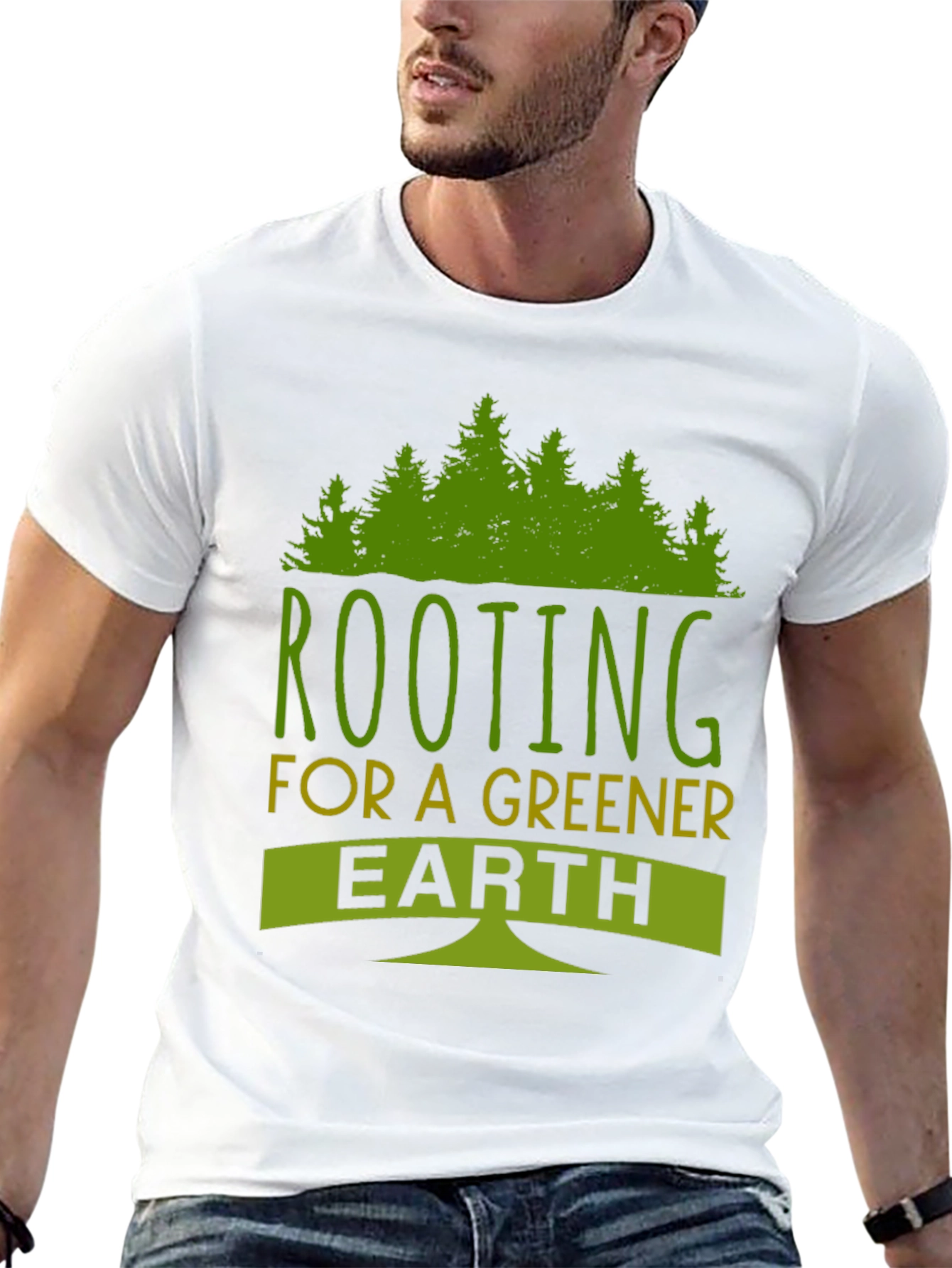 Camiseta Ecológica Raíces por un Planeta Más Verde