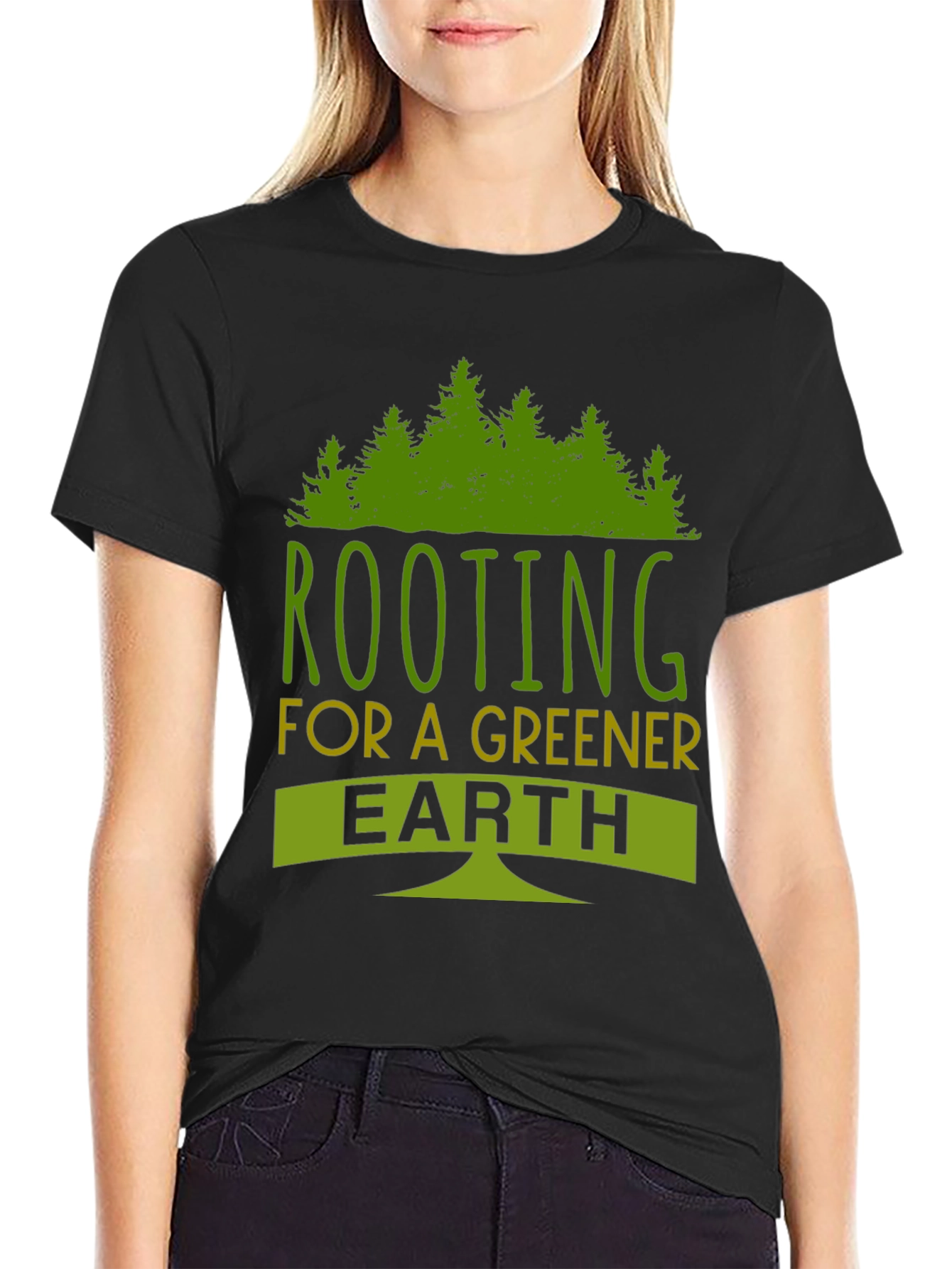 Camiseta Ecológica Raíces por un Planeta Más Verde