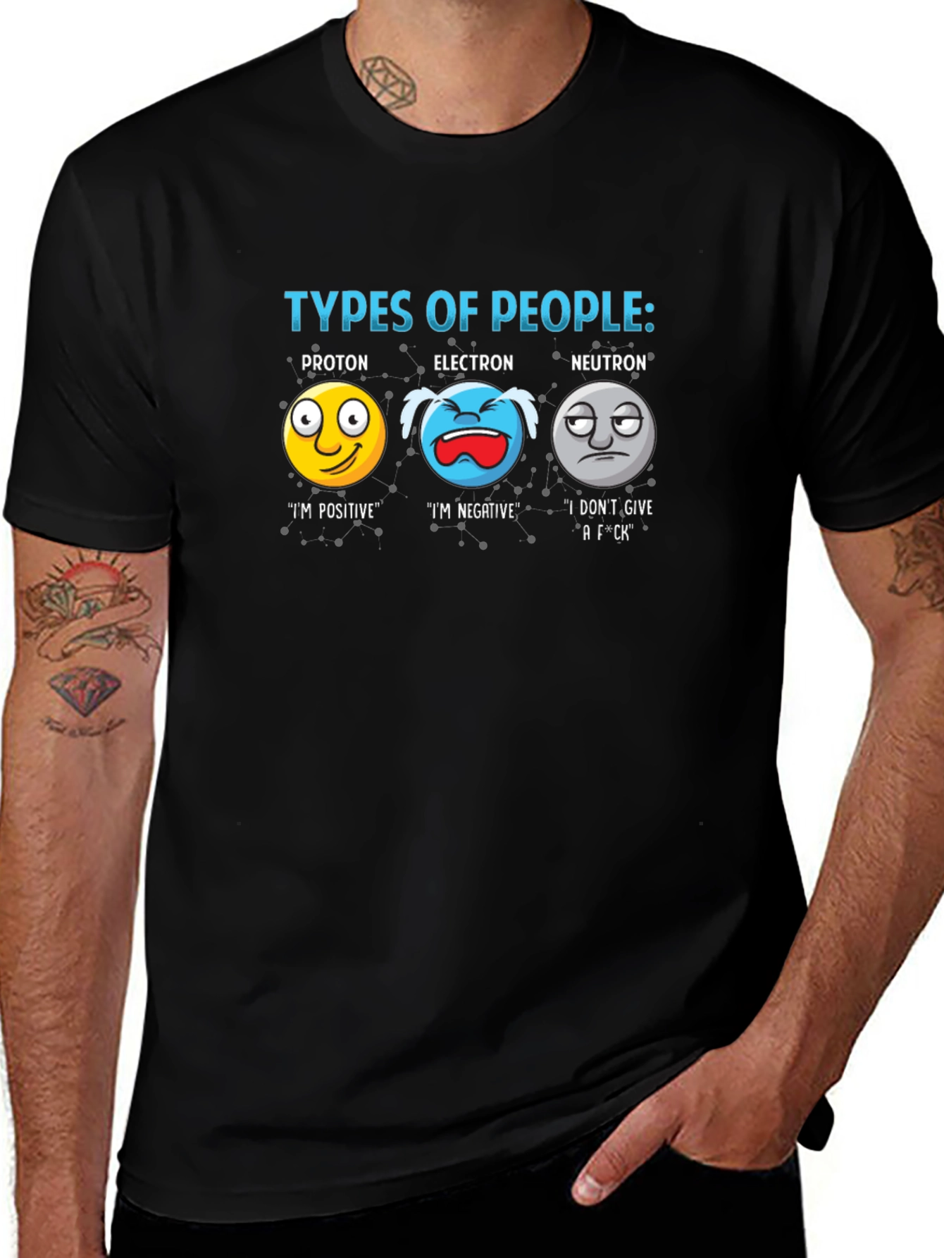 Camiseta Humor Ciencia: Tipos de Personas
